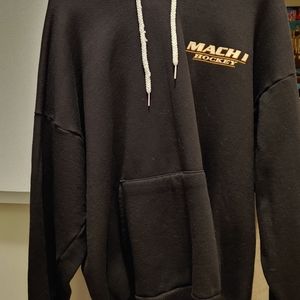 1980s Vintage Mach I Hockey Pullover Hoodie XL / L